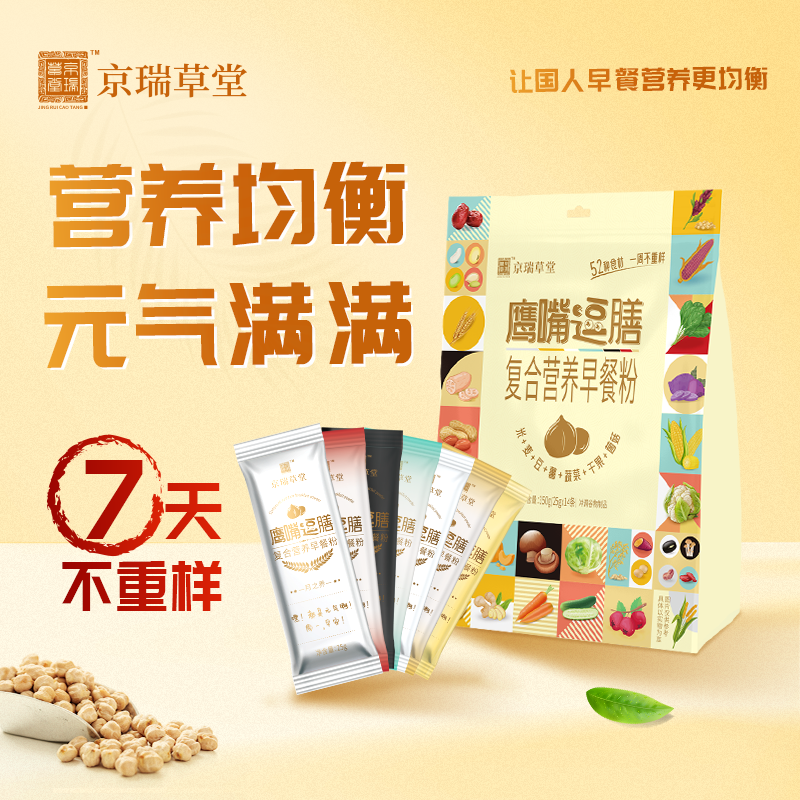 健康，從優(yōu)質(zhì)的早餐開始 ——京瑞草堂鷹嘴逗膳復(fù)合營養(yǎng)早餐粉新品上市|餐飲界